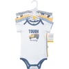 image:imageHudson Baby Infant Boys Cotton Bodysuits 5Pack Blue Construction Trucks 69 Months
