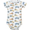 image:imageHudson Baby Infant Boys Cotton Bodysuits 5Pack Blue Construction Trucks 69 Months