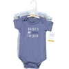 image:imageHudson Baby Unisex Baby Cotton Bodysuits Mommys New Man 03 Months