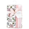 image:imageHudson Baby Unisex Baby Cotton Flannel Burp Cloths Whale One SizeVintage Blossom 4 Pack