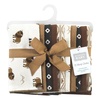 image:imageHudson Baby Unisex Baby Cotton Flannel Burp Cloths Whale One SizeWild Buffalo 10 Pack
