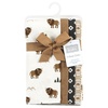 image:imageHudson Baby Unisex Baby Cotton Flannel Burp Cloths Whale One SizeWild Buffalo 4 Pack