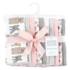 image:imageHudson Baby Unisex Baby Cotton Flannel Burp Cloths Whale One SizeWild Forest Pink 10pack