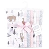 image:imageHudson Baby Unisex Baby Cotton Flannel Burp Cloths Whale One SizeWinter Forest