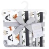 image:imageHudson Baby Unisex Baby Cotton Flannel Burp Cloths Whale One SizeWoodland Faces