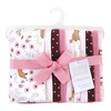 image:imageHudson Baby Unisex Baby Cotton Flannel Burp Cloths Whale One SizeWoodland Floral