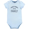 image:imageHudson Baby babyboys Cotton Bodysuits 3packNewest Family Member