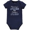 image:imageHudson Baby babyboys Cotton Bodysuits 3packNewest Family Member