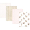 Pink Taupe Bear 4 Pack