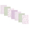 Purple Dainty Floral 7 Pack