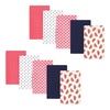 image:imageHudson Baby Unisex Baby Cotton Flannel Burp Cloths Whale One SizeWatermelon