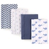 image:imageHudson Baby Unisex Baby Cotton Flannel Burp Cloths Whale One SizeWhale