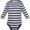 image:imageHudson Baby Infant Boys Cotton LongSleeve Bodysuits 5PackCutest Football Fan