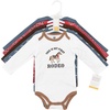image:imageHudson Baby Infant Boys Cotton LongSleeve Bodysuits 5PackFirst Rodeo