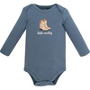 image:imageHudson Baby Infant Boys Cotton LongSleeve Bodysuits 5PackFirst Rodeo