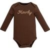 image:imageHudson Baby Infant Boys Cotton LongSleeve Bodysuits 5PackFirst Rodeo