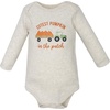 image:imageHudson Baby Infant Boys Cotton LongSleeve Bodysuits 5PackPumpkin Patch