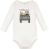 image:imageHudson Baby Unisex Baby Cotton LongSleeve Bodysuit Pant and Shoe SetWildly Cute Woodland Ride