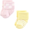 image:imageHudson Baby Baby 8pack Cotton Rich Newborn and Terry SocksLemon Daisy
