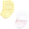 image:imageHudson Baby Baby 8pack Cotton Rich Newborn and Terry SocksLemon Daisy