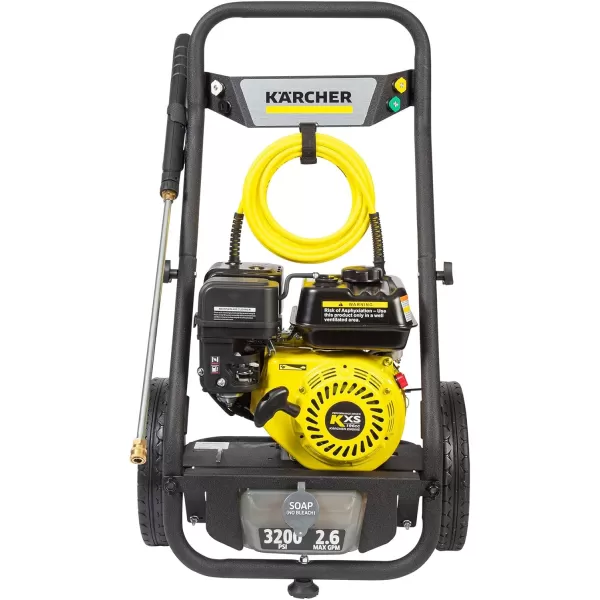 Kärcher - G 2900 E GPM Axial Pump Gas Power Pressure Washer - 2900 PSI - with 4 Nozzle Attachments - 2.6 GPM