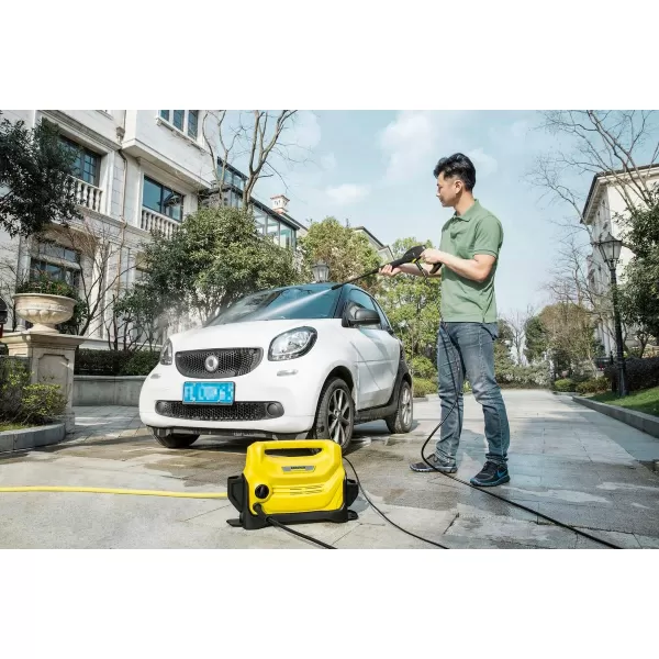 Kärcher K2 Entry - 1600 PSI Portable Electric Power Pressure Washer with Vario &amp; Dirtblaster Spray Wands – 1.35 GPM
