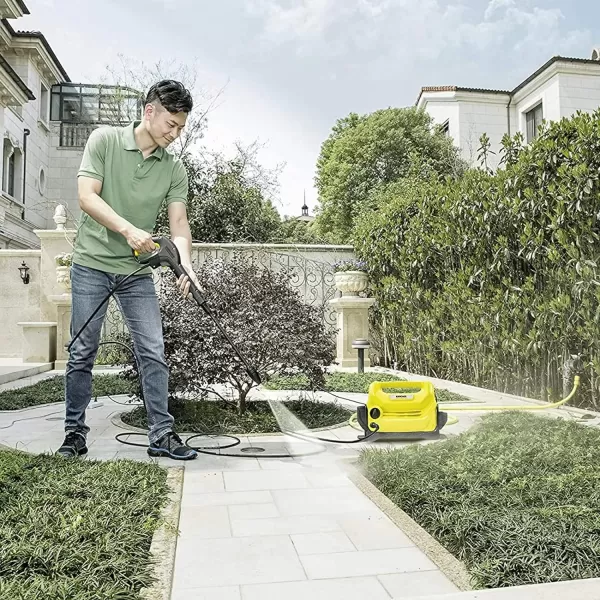 Kärcher K2 Entry - 1600 PSI Portable Electric Power Pressure Washer with Vario &amp; Dirtblaster Spray Wands – 1.35 GPM