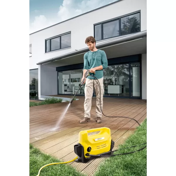 Kärcher K2 Entry - 1600 PSI Portable Electric Power Pressure Washer with Vario &amp; Dirtblaster Spray Wands – 1.35 GPM