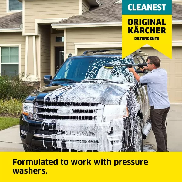Kärcher - Multi-Purpose Cleaning Soap Concentrate - For Pressure Washers – For All Outdoor Surfaces – 1 Quart