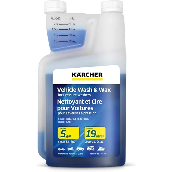 Kärcher - Multi-Purpose Cleaning Soap Concentrate - For Pressure Washers – For All Outdoor Surfaces – 1 Quart