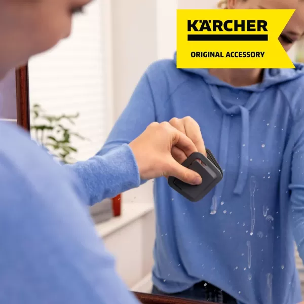 Kärcher - Spray Bottle with Microfiber Cloth - For Kärcher Window Vacuum Cleaners
