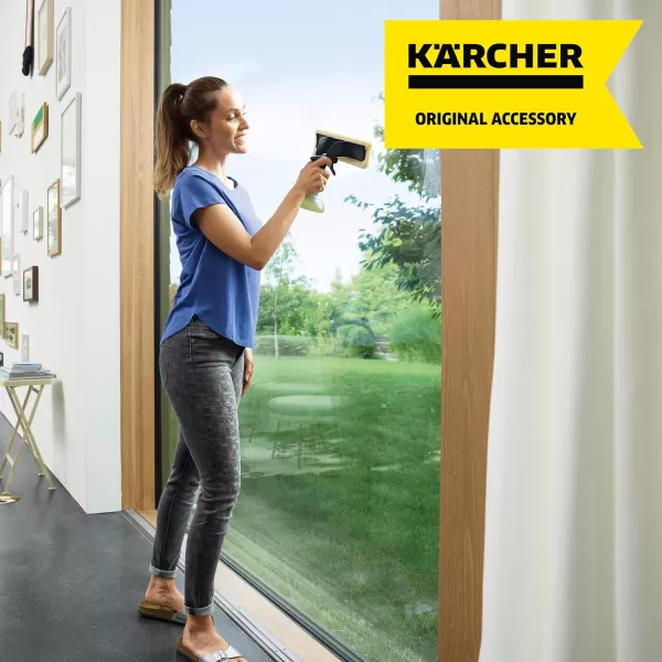 Kärcher - Spray Bottle with Microfiber Cloth - For Kärcher Window Vacuum Cleaners