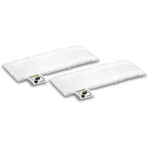 Kärcher - 2 Pack Microfiber Cloth - For Kärcher Steam Cleaner Floor Nozzle