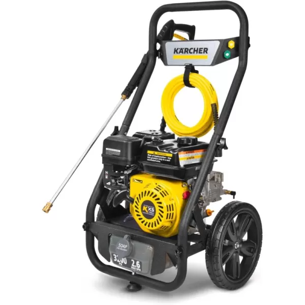 Kärcher - G 2900 E GPM Axial Pump Gas Power Pressure Washer - 2900 PSI - with 4 Nozzle Attachments - 2.6 GPM
