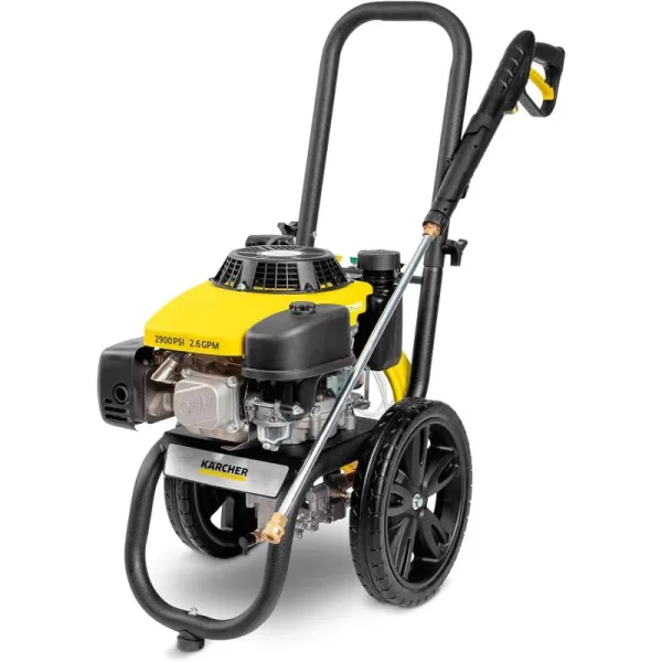 Kärcher - G 2900 E GPM Axial Pump Gas Power Pressure Washer - 2900 PSI - with 4 Nozzle Attachments - 2.6 GPM