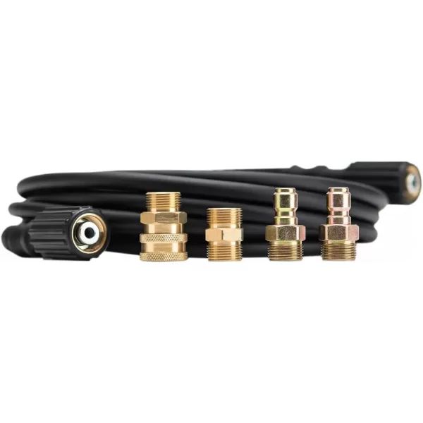 Kärcher - 25' High Pressure Replacement/Extension Hose for Pressure Washers - 3600 PSI - Adapters Included - Quick Connect/M22