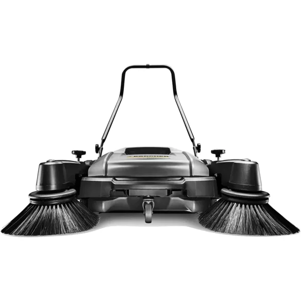 Kärcher Commercial Push Sweeper with Two Sided Bristle Brushes 12 Gallon - 38.5" Working Width - Perfect for Dry and Wet Conditions - Professional Outdoor Sweeper - KM 70/20 C 2SB