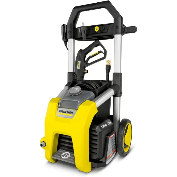 Kärcher K1700 Max 2125 PSI Electric Pressure Washer with 3 Spray Nozzles - Great for cleaning Cars, Siding, Driveways, Fencing and more - 1.2 GPM