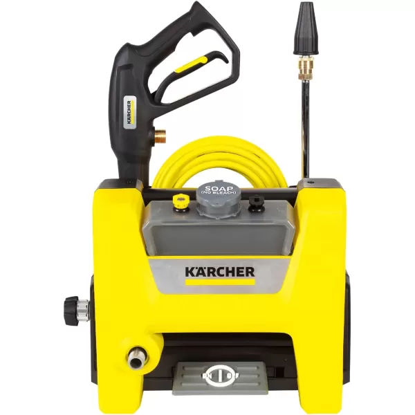 Kärcher K1800PS Max 2250 PSI Electric Pressure Washer with 3 Spray Nozzles - Great for cleaning Cars, Siding, Driveways, Fencing and more - 1.2 GPM