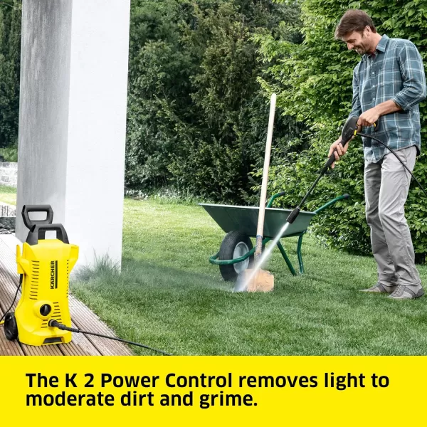 Kärcher K2 Power Control Max 2000 PSI Electric Pressure Washer with 2 Spray Wands and 26' Hose - 1.45 GPM