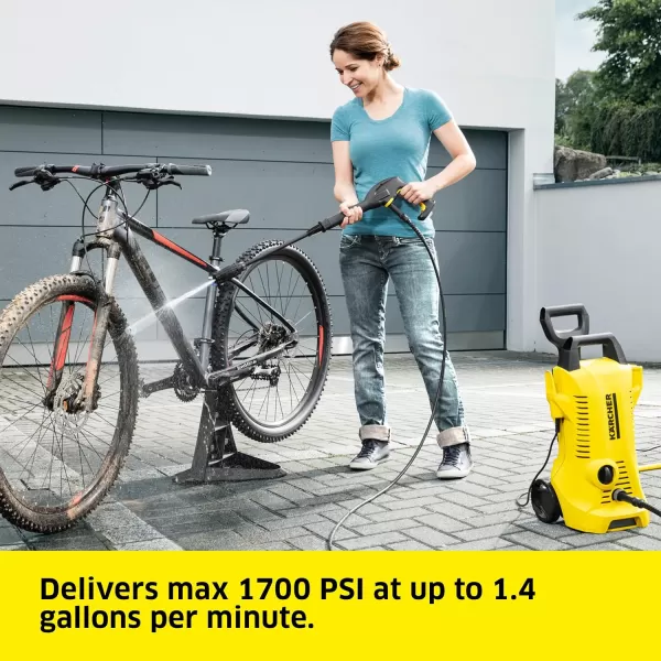 Kärcher K2 Power Control Max 2000 PSI Electric Pressure Washer with 2 Spray Wands and 26' Hose - 1.45 GPM