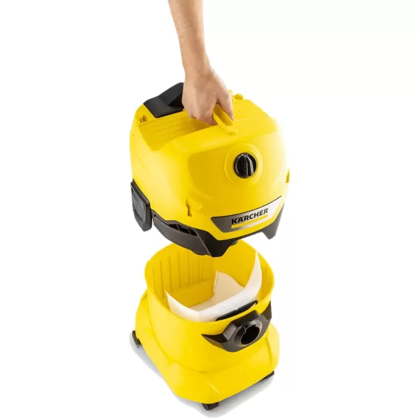 Kärcher - Reusable Flat Pleated Filter for Karcher Wet Dry Vacuum - For Karcher WD 4, WD 5/P and WD 6 P S Wet Dry Vacuum Cleaners