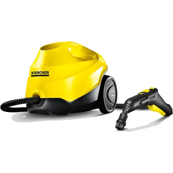 Kärcher SC3 Steam Cleaner with Attachments, Multi Purpose Power Steamer – Chemical-Free, 40 Sec Heat-Up, Continuous Steam - for Grout, Tile, Hard Floors, Appliances &amp; More - White