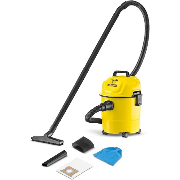 Kärcher - Reusable Flat Pleated Filter for Karcher Wet Dry Vacuum - For Karcher WD 4, WD 5/P and WD 6 P S Wet Dry Vacuum Cleaners