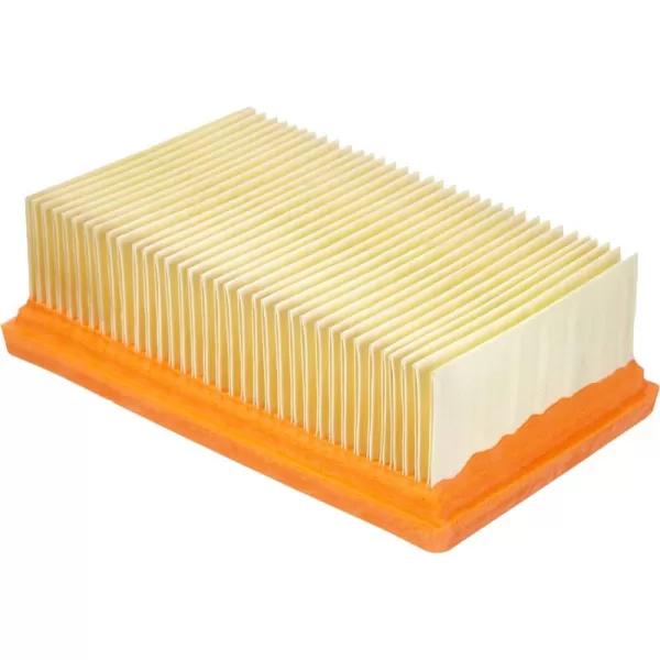 Kärcher - Reusable Flat Pleated Filter for Karcher Wet Dry Vacuum - For Karcher WD 4, WD 5/P and WD 6 P S Wet Dry Vacuum Cleaners