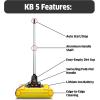 imageKrcher EB 301 Commercial Electric Broom Cordless Sweeper Multi Surface Cleaner Telescopic Broom Stick Universal JointKB 5 Yellow