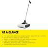 imageKrcher KB 5 Electric Floor Sweeper Broom for Carpets Hardwood Floors and Tiles Lightweight and Cordless Ideal for Fur Hair Dirt ampamp DustKB 5 White