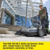 imageKrcher Pro Walk Behind Outdoor Push Sweeper KM 7020 C 1 Bristle Brush  28quot Working Width 12 Gallon Heavy Duty Broom  for Commercial UseKM 7020 Commercial