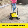 imageKrcher Pro Walk Behind Outdoor Push Sweeper KM 7020 C 1 Bristle Brush  28quot Working Width 12 Gallon Heavy Duty Broom  for Commercial UseS 4 Twin Residential