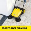 imageKrcher Pro Walk Behind Outdoor Push Sweeper KM 7020 C 1 Bristle Brush  28quot Working Width 12 Gallon Heavy Duty Broom  for Commercial UseS 4 Twin Residential